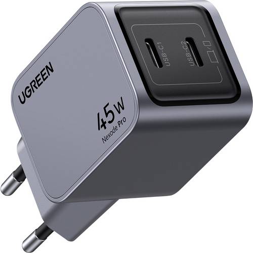 UGREEN Nexode Pro Ladeadapter 45 W USB-C® Buchse, USB-C® Buchse Grau Innenbereich