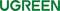 Das Bild zeigt das 'UGREEN' Logo in fett gedrucktem grünem Text.