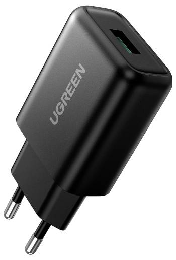 UGREEN 70273 Ladeadapter 18 W USB-A Buchse Schwarz Innenbereich