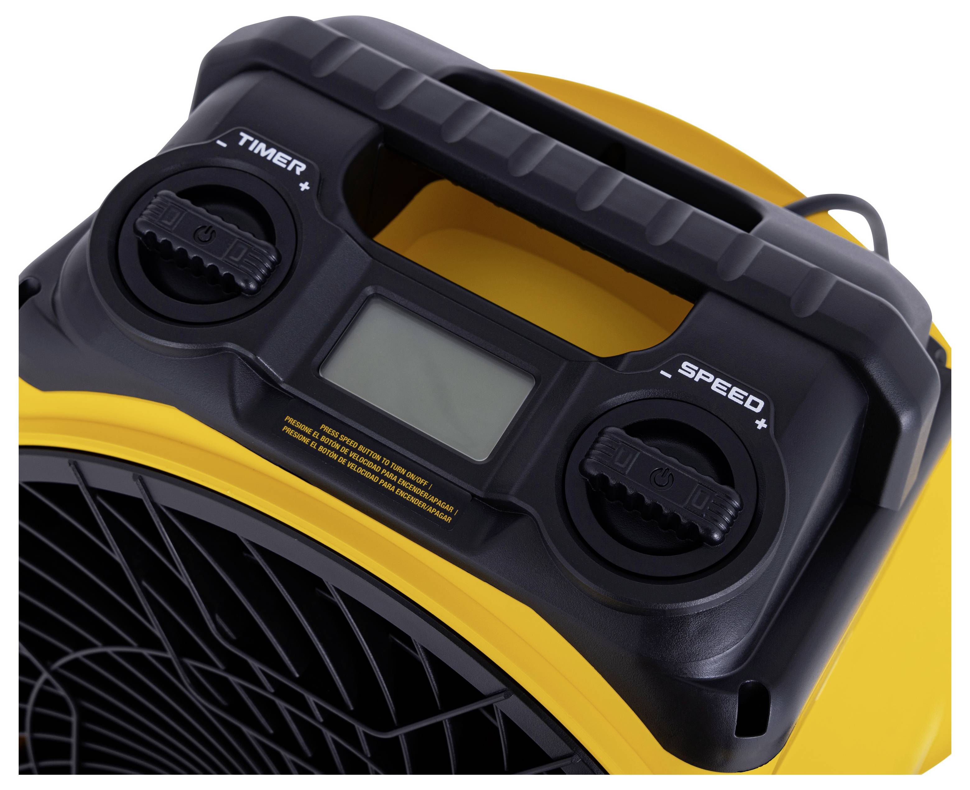 DEWALT DXF1652 Bodenventilator 116 W Yellow LED-Display, Timer, inkl. Luftreiniger-4