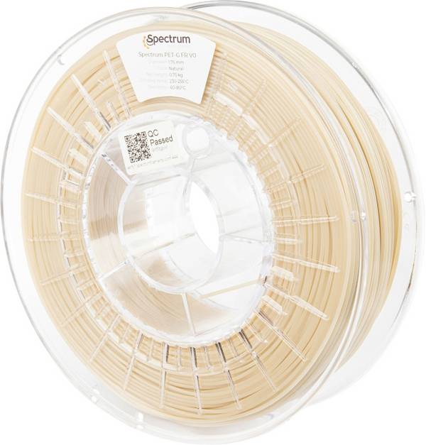 Spectrum Filaments 80553 PETG FR V0 Filament PETG flammhemmend, hitzebeständig 1.75 mm 750 g Natur  1 St.