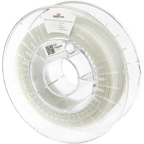 Spectrum Filaments 80536 Glow in the Dark Filament PETG nachleuchtend 1.75 mm 500 g Grün-Gelb 1 St.