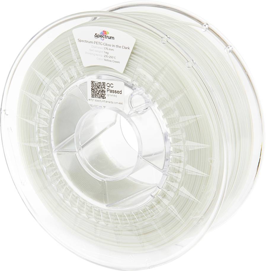 Spectrum Filaments 80538 Glow in the Dark Filament PETG Nalichtend 1.75 mm 1000 g Groen-geel 1 stuk(s)