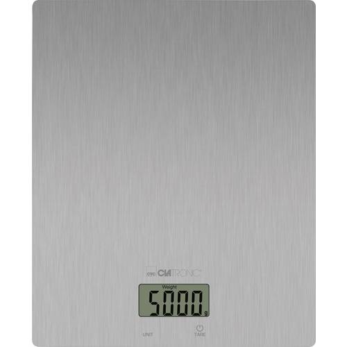 Clatronic KW 3821 Edelstahl Küchenwaage digital Wägebereich (max.)=5000 g Edelstahl 206 x 176 x 19