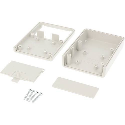 Hammond Electronics 1593ARGY Universal-Gehäuse 75 x 74 x 27 ABS Kunststoff Hellgrau 1 St.