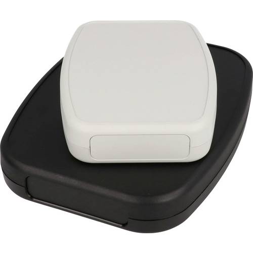 Hammond Electronics Hand-Gehäuse (L x B x H) 120 x 95 x 27 mm ABS Kunststoff Schwarz 1 St.
