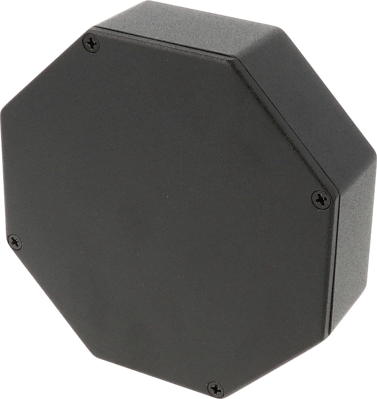 Hammond Electronics 1590WSTPCBK Gehäuse 133 x 133 x 38 Aluminium, Stahl Schwarz 1 St.