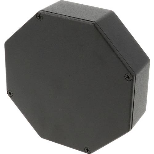 Hammond Electronics 1590WSTPCBK Gehäuse 133 x 133 x 38 Aluminium, Stahl Schwarz 1 St.