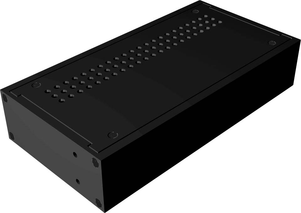 Hammond Electronics RM5U1918VBK Tisch-Gehäuse 222 x 422 x 457 Aluminium Schwarz 1 St.