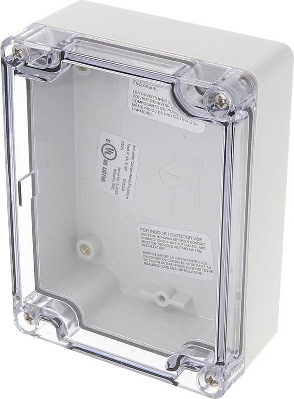 Hammond Electronics 1554FL2GYSL Gehäuse 119 x 89 x 45 Polycarbonat Hellgrau 1 St.