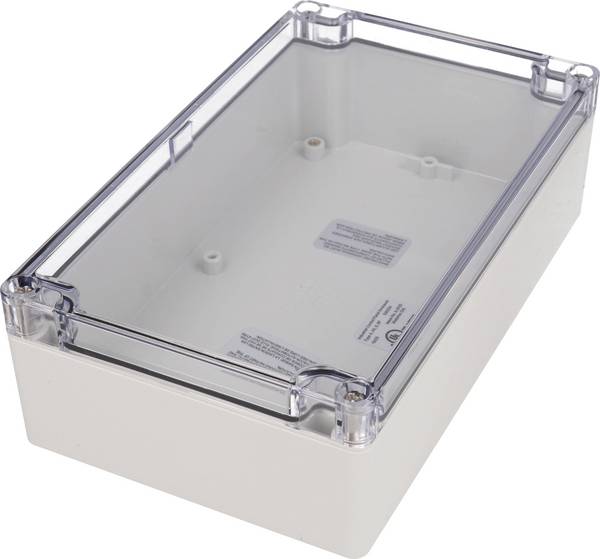 Hammond Electronics  1554UL2GY Gehäuse 201 x 119 x 45  Polycarbonat  Hellgrau 1 St.