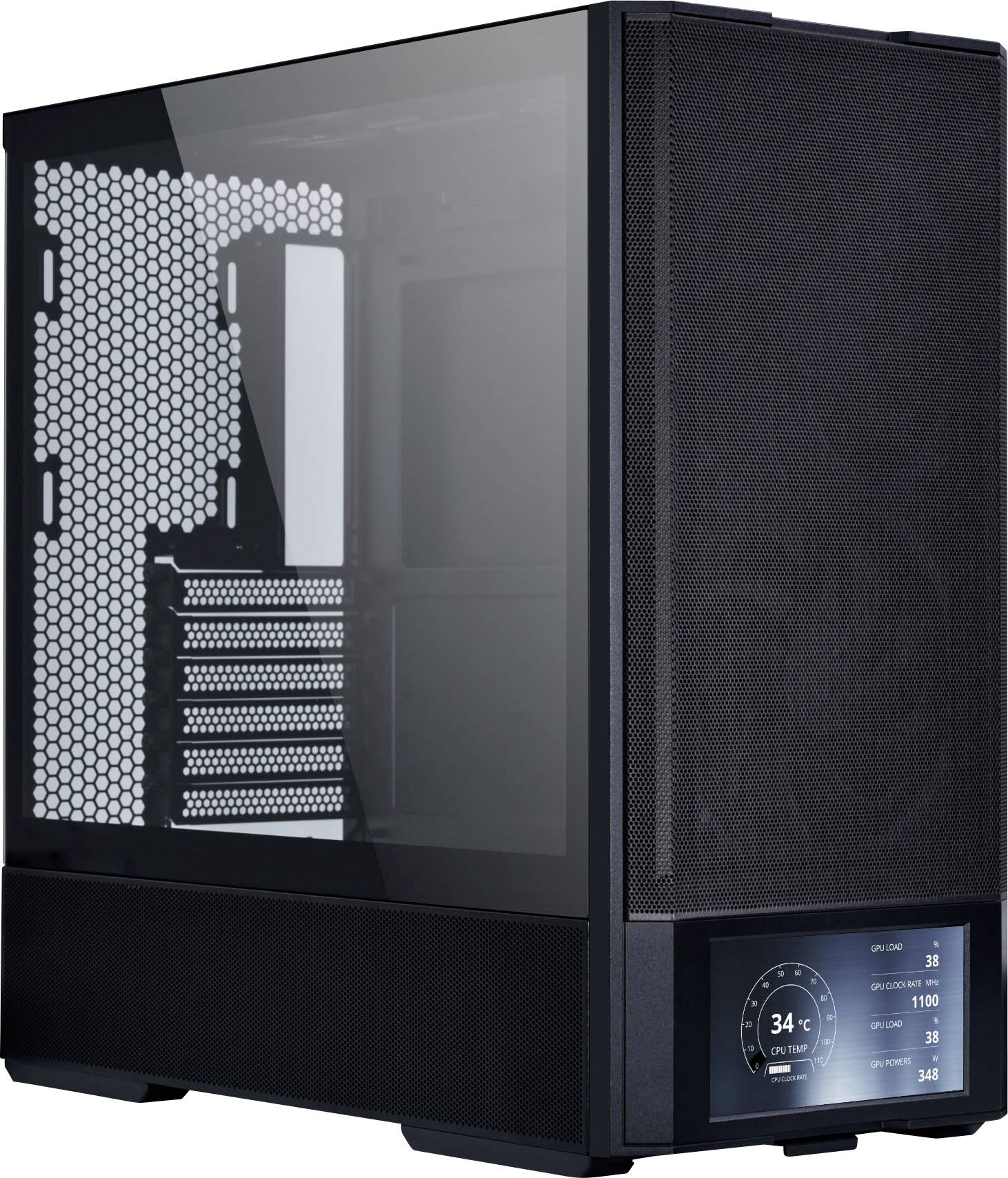 Lian Li LANCOOL 207 Midi-Tower Contenitore, PC Case, PC Case da gioco Nero