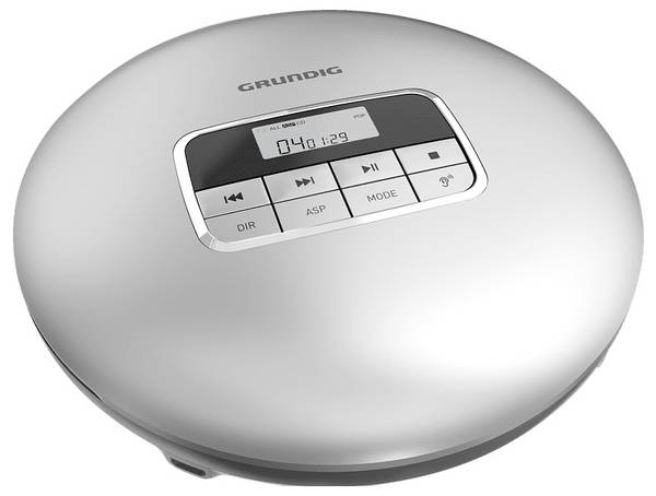 Grundig GCP1020 Tragbarer CD-Player CD, CD-R, CD-RW, MP3  Silber