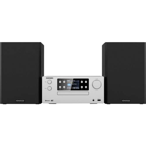 Kenwood M-925DAB-S Stereoanlage Bluetooth®, AUX, USB, DAB+, Funkempfang, CD, MP3, Inkl. Fernbedienung 2 x 50 W Silber