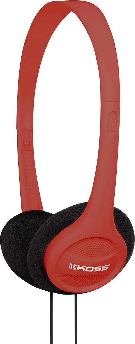 KOSS KPH7 On Ear Kopfhörer kabelgebunden Stereo Rot HiFi