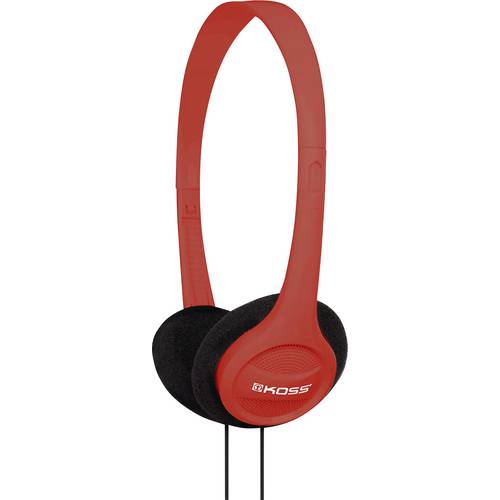KOSS KPH7 On Ear Kopfhörer kabelgebunden Stereo Rot HiFi