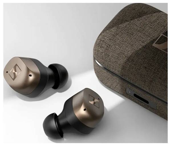 Sennheiser Momentum True  In Ear Kopfhörer Kabellos, Bluetooth® Stereo Weiß-Silber Noise Cancelling Induktion