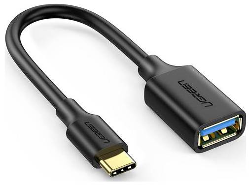 Thumbnail - UGREEN USB-Kabel USB 3.2 Gen1 USB-C® Stecker, USB-A Buchse 0.15 m Schwarz 30701