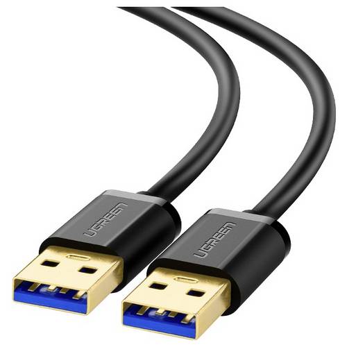 Thumbnail - UGREEN USB-Kabel USB 3.2 Gen1 USB-A Stecker, USB-A Stecker 1 m Schwarz 10370