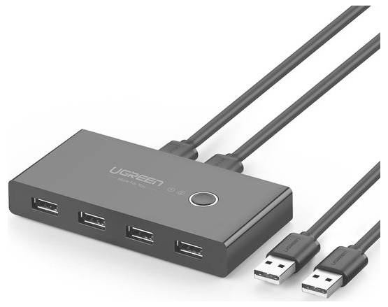 UGREEN Cavo USB USB 2.0 Spina USB-A, Spina USB-A, Presa USB-A, Presa USB-A, Presa USB-A, Presa USB-A 1.5 m Nero 30767