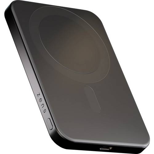 ZENS ZEPP05B/00 Powerbank 5000 mAh Qi Wireless Charging Li-Ion USB Schwarz