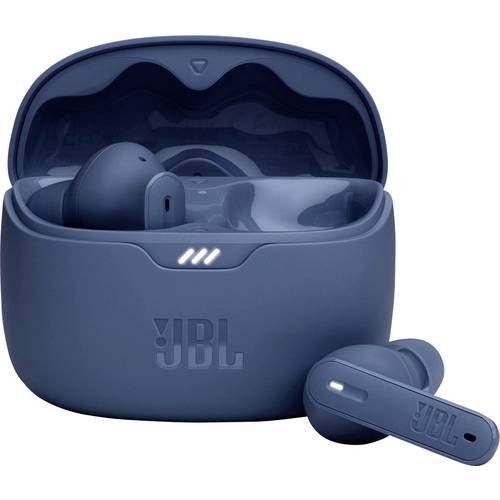 JBL Tune Beam In Ear Kopfhörer Kabellos, Bluetooth® Stereo Blau Noise Cancelling, Mikrofon-Rauschunterdrückung Ladecase,...