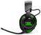 Gaming-Headset mit Mikrofon, schwarzes und grünes Design, mit dem 'JBL'-Logo auf dem Ohrmuschel.
