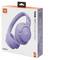 Karton der JBL Tune 720 BT Bluetooth-Kopfhörer in Lavendel. Auf der Verpackung sind die Begriffe 'Bluetooth' und 'JBL Pure Bass' hervorgehoben.