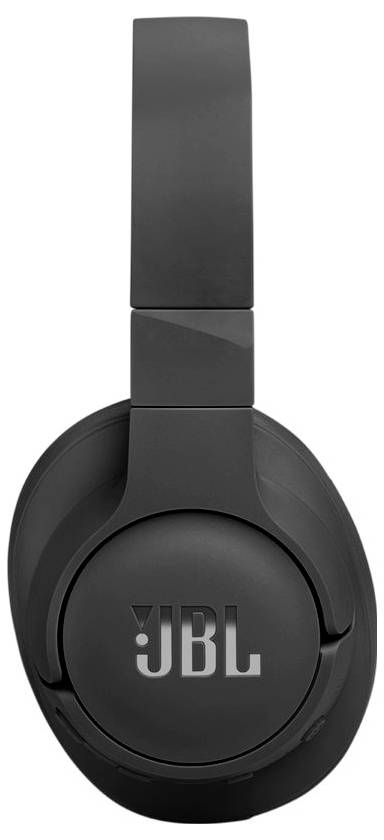 Schwarze Over-Ear-Kopfhörer mit dem 'JBL'-Logo auf der Ohrmuschel.