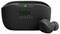 JBL-Marken-Bluetooth-Kopfhörer in Schwarz mit Ladeetui auf weißem Hintergrund. Das Etui hat eine sichtbare grüne Statusanzeige.