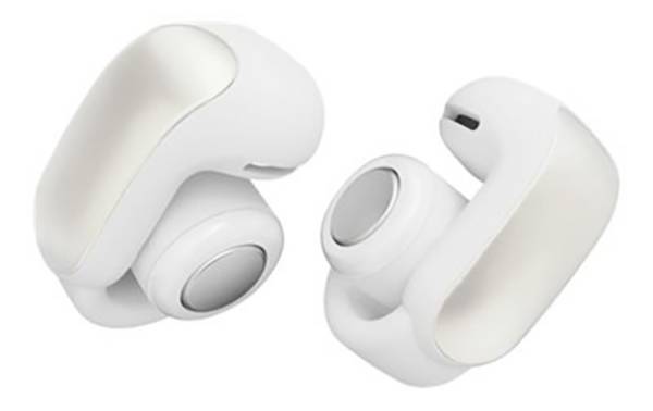 Bose Ultra Open Earbuds In Ear Kopfhörer Kabellos, Bluetooth® Stereo Beige, Weiß Ladecase, Lautstärkeregelung Handy
