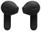 Schwarze kabellose Ohrhörer mit den Bezeichnungen L und R, die links bzw. rechts kennzeichnen.