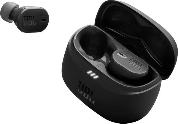 JBL Tune Buds 2 In Ear Kopfhörer Kabellos, Bluetooth® Stereo Schwarz Noise Cancelling, Mikrofon-Rauschunterdrückung Ladecase, Wasserabweisend Handy