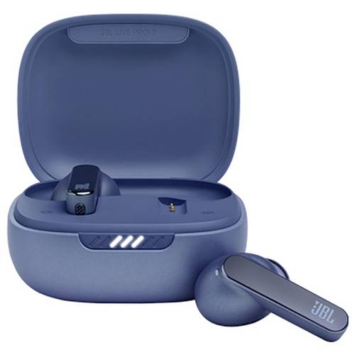 JBL Live Pro 2 TWS In Ear Kopfhörer Kabellos, Bluetooth® Stereo Blau Noise Cancelling, Mikrofon-Rauschunterdrückung Lade...