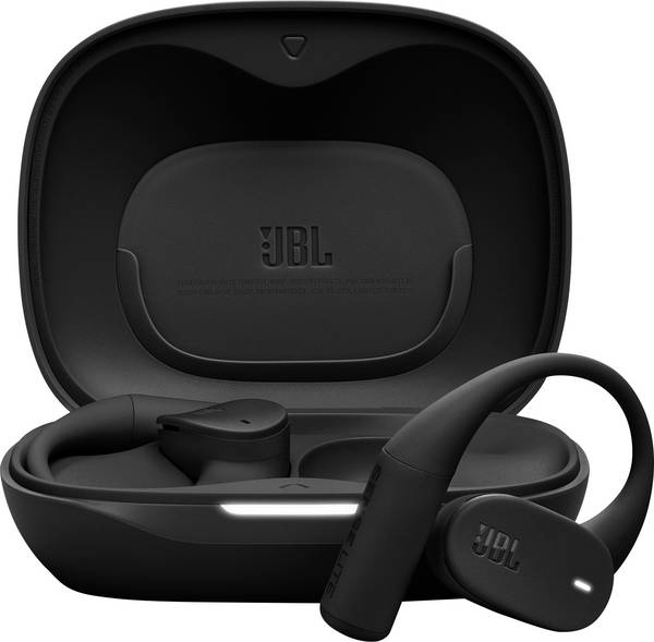 JBL Sense Lite In Ear Kopfhörer Kabellos, Bluetooth® Schwarz Mikrofon-Rauschunterdrückung Ladecase, Ohrbügel HiFi