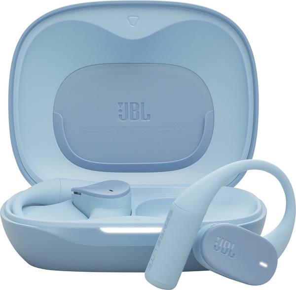 JBL Sense Lite In Ear Kopfhörer Kabellos, Bluetooth® Blau Mikrofon-Rauschunterdrückung Ladecase, Ohrbügel HiFi