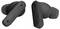 Das Bild zeigt schwarze JBL In-Ear-Wireless-Kopfhörer mit einem eleganten, modernen Design und dem JBL-Logo an den Seiten.