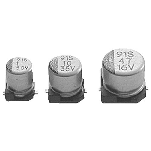 KJ Electronics Elektrolyt-Kondensator 50 V 20 % (Ø x H) 4 mm x 5.4 mm 1 St.