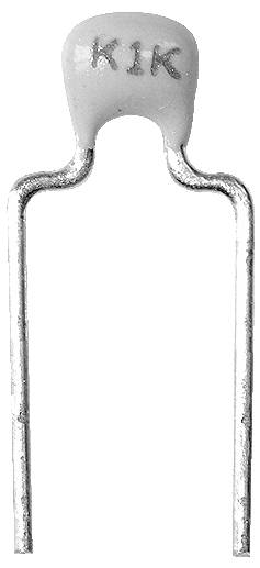 Kemet Keramik-Kondensator radial bedrahtet 63 V/DC 10 % (L x B x H) 5.1 x 3.2 x 6.6 mm 1 St.