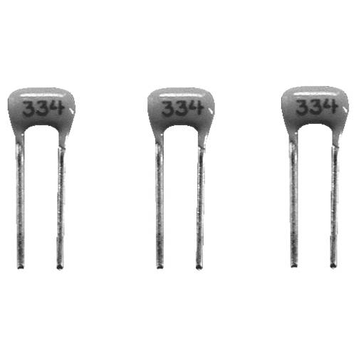 Kemet Keramik-Kondensator radial bedrahtet 63 V/DC 20 % (L x B x H) 3.8 x 2.5 x 5.3 mm 1 St.