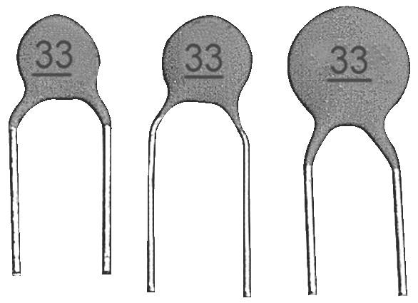 RICHWELL Keramik-Kondensator radial bedrahtet 100 V/DC 20 % 1 St.