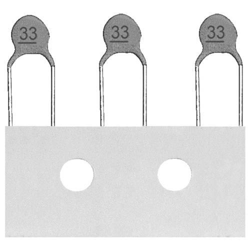 RICHWELL Keramik-Kondensator radial bedrahtet 100 V/DC 80 % 1 St.