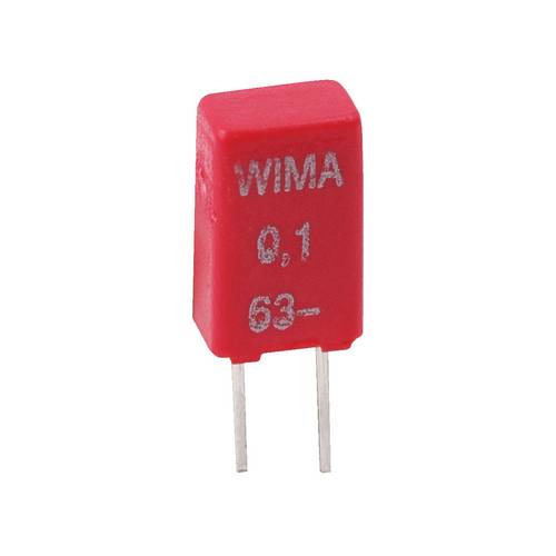 Wima 1 St. MKT-Folienkondensator radial bedrahtet 63 V/DC, 40 V/AC 10 % (L x B x H) 4.6 x 2.5 x 7.0 mm