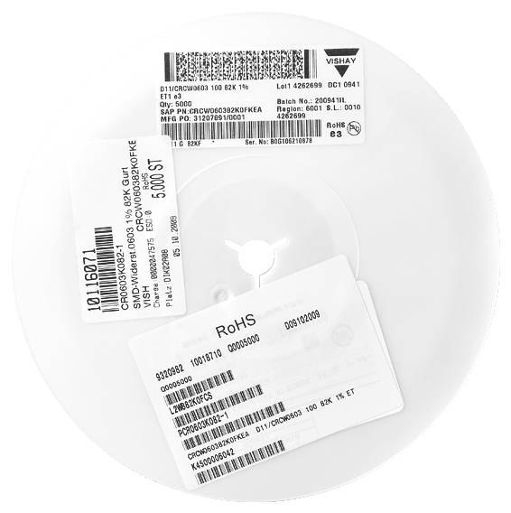 Vishay CRCW0603680RFKTBBC SMD-Widerstand 680 Ω SMD 0603 1 % 100 ±ppm/°C 1 St.