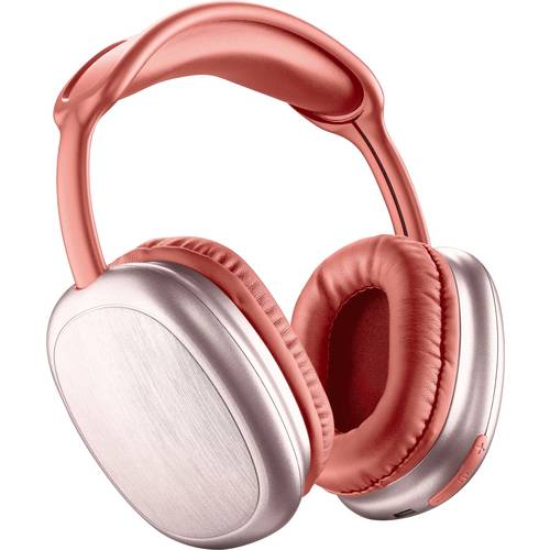 Cellularline Over Ear Headset Bluetooth®, Kabellos, kabelgebunden Rot Lautstärkeregelung, Mikrofon-Stummschaltung