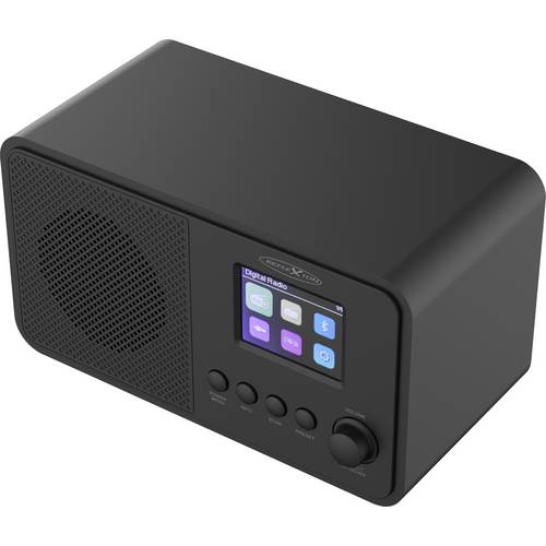 Reflexion Tischradio DAB+, UKW AUX, Bluetooth®, UKW, MP3 Schwarz