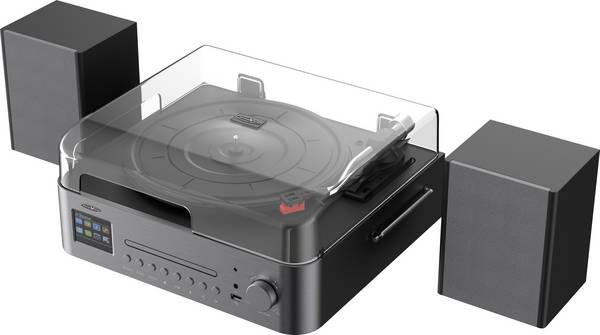 Reflexion  HiFi-Tuner Schwarz, Braun DAB+, CD-Player, Bluetooth®