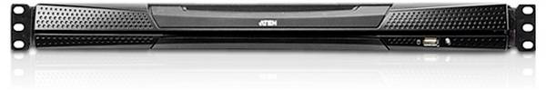 ATEN KL1508AN KVM-Switch, 48cm TFT, VGA, PS/2-USB über Kat 5, 8 Port, FR-Layout Signalsteuerung KVM