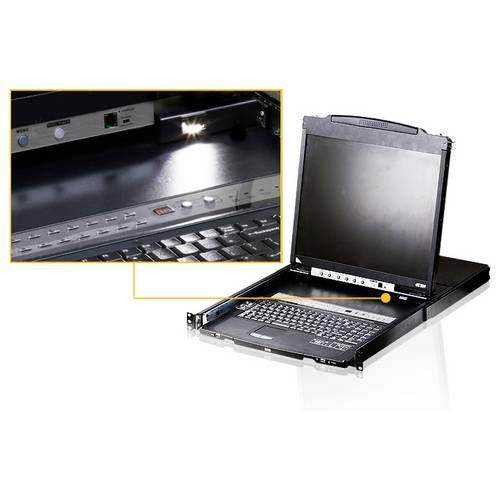 ATEN CL5808N F KVM-Umschalter Tastatur, USB 1280 x 1024 Pixel