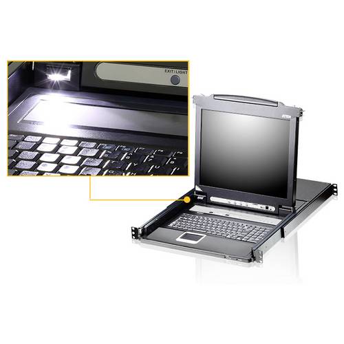 ATEN CL5708M GB KVM-Umschalter Tastatur, USB 1920 x 1200 Pixel